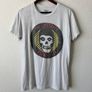 The Misfits Fiend Club Graphic T-Shirt Heather Gray Mens Medium 2016 Bandmerch